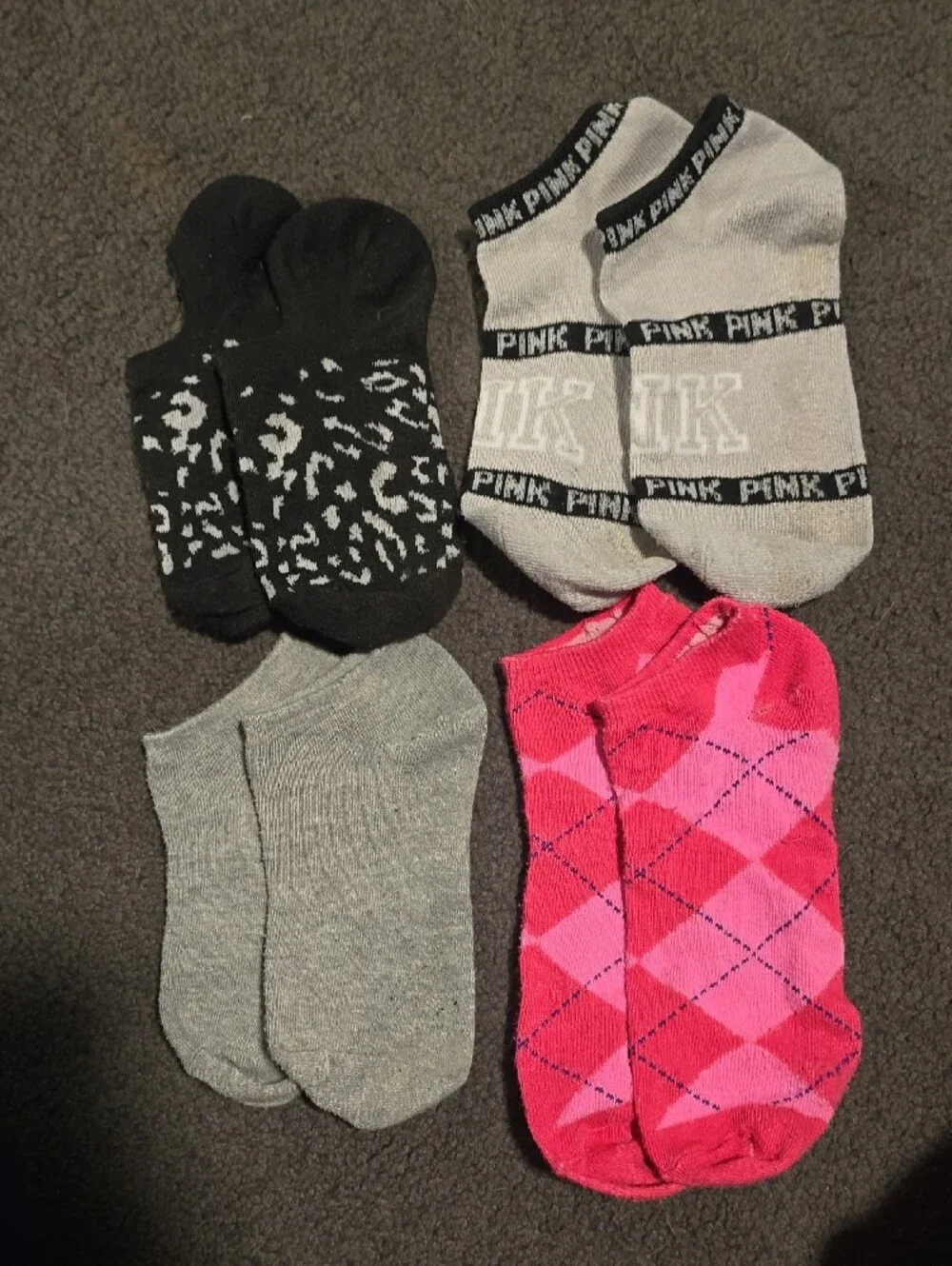 Assorted Women's No-Show & Crew Socks - Mixed Colors